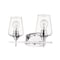 Z-Lite Joliet 2 Light Vanity, Chrome & Clear 473-2V-CH - alternate 4
